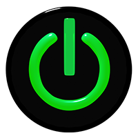 computer power button symbol